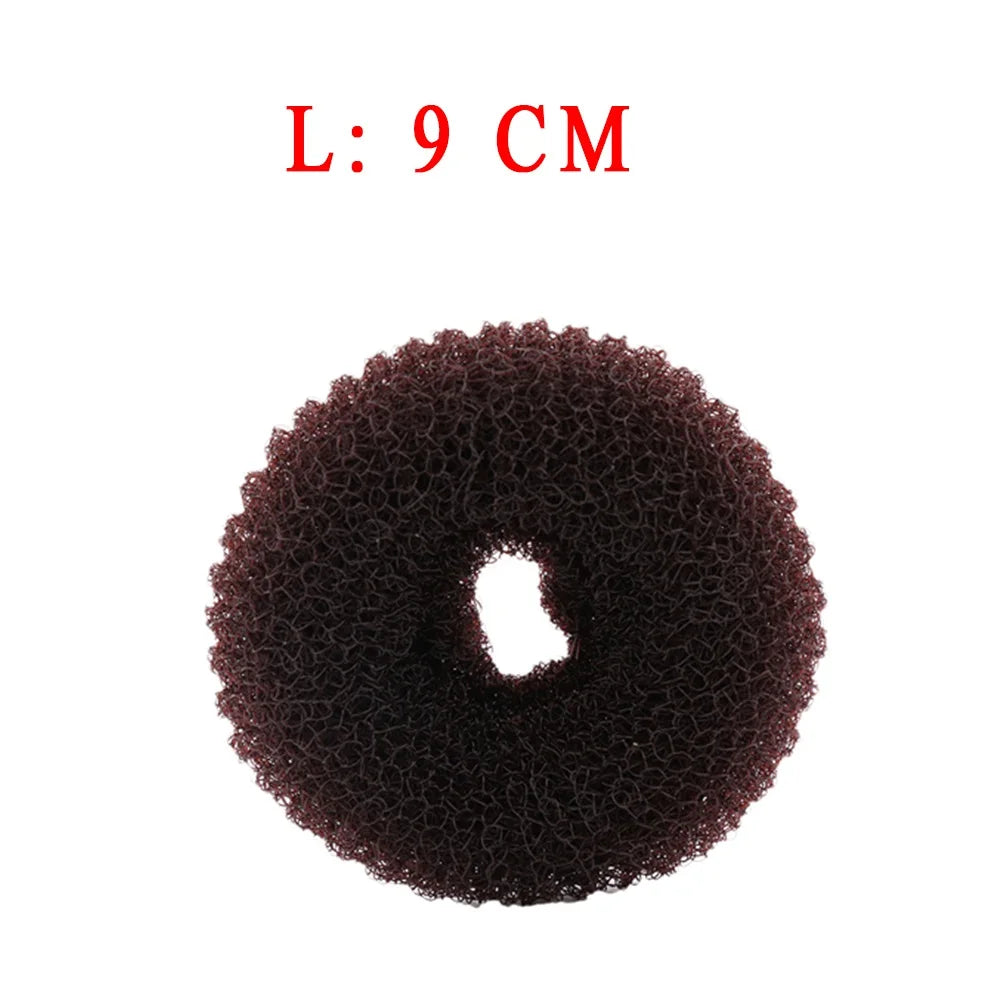 1PC Magic Donut Shaper Hair Ring Elegant Women Girl Hair Bun Maker Hair Ring Hair Rollers Beauty Styling Hair Accessories Tools