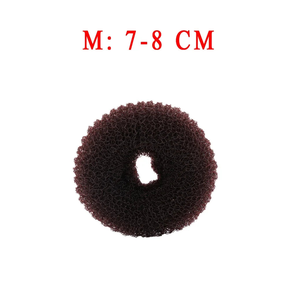 1PC Magic Donut Shaper Hair Ring Elegant Women Girl Hair Bun Maker Hair Ring Hair Rollers Beauty Styling Hair Accessories Tools