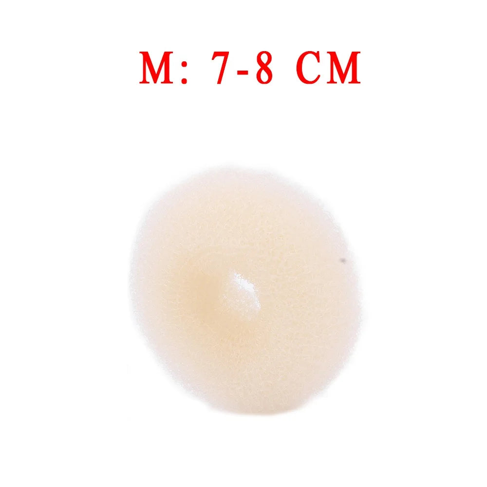 1PC Magic Donut Shaper Hair Ring Elegant Women Girl Hair Bun Maker Hair Ring Hair Rollers Beauty Styling Hair Accessories Tools