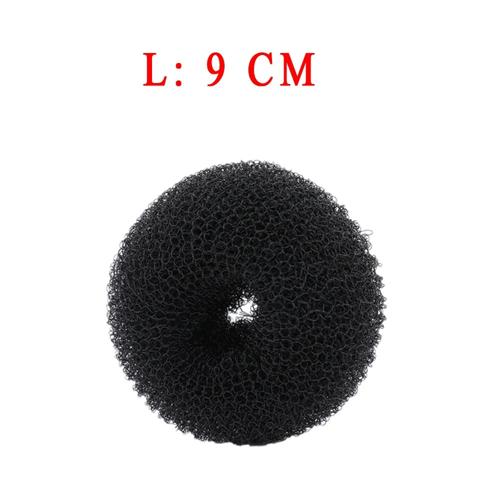 1PC Magic Donut Shaper Hair Ring Elegant Women Girl Hair Bun Maker Hair Ring Hair Rollers Beauty Styling Hair Accessories Tools
