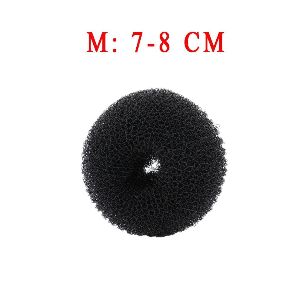 1PC Magic Donut Shaper Hair Ring Elegant Women Girl Hair Bun Maker Hair Ring Hair Rollers Beauty Styling Hair Accessories Tools
