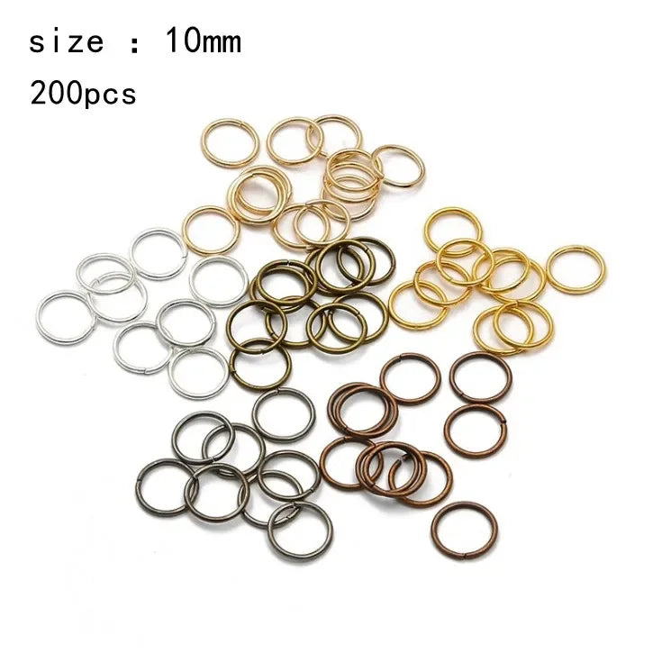 50-200 Pcs Gold/Silver  Hair Braid Dreadlock Beads Cuffs Rings Tube Accessories Hoop Circle Approx 8-18mm Inner Hole Hair Rings