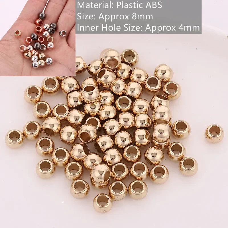 50-200 Pcs Gold/Silver  Hair Braid Dreadlock Beads Cuffs Rings Tube Accessories Hoop Circle Approx 8-18mm Inner Hole Hair Rings