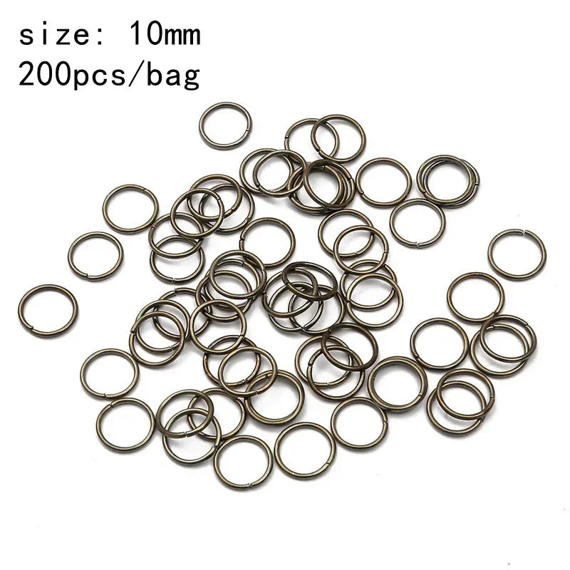 50-200 Pcs Gold/Silver  Hair Braid Dreadlock Beads Cuffs Rings Tube Accessories Hoop Circle Approx 8-18mm Inner Hole Hair Rings