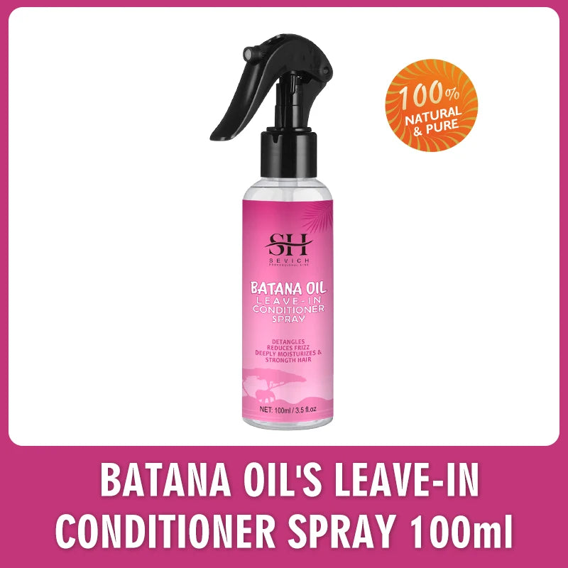 100ml  Leave-In Batana oil Hair Growth spray Repairs damage restore soft hair growth spray keratin Hair & Scalp Treatment