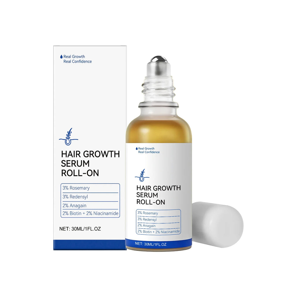 Moisturizing Hair Care Roller Ball Essence: Gently Nourishes Scalp, Roller Ball Design for Shiny & Smooth Hair Care