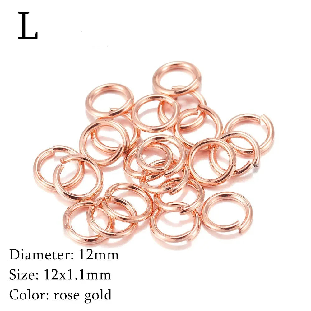 50-200 Pcs Gold/Silver  Hair Braid Dreadlock Beads Cuffs Rings Tube Accessories Hoop Circle Approx 8-18mm Inner Hole Hair Rings