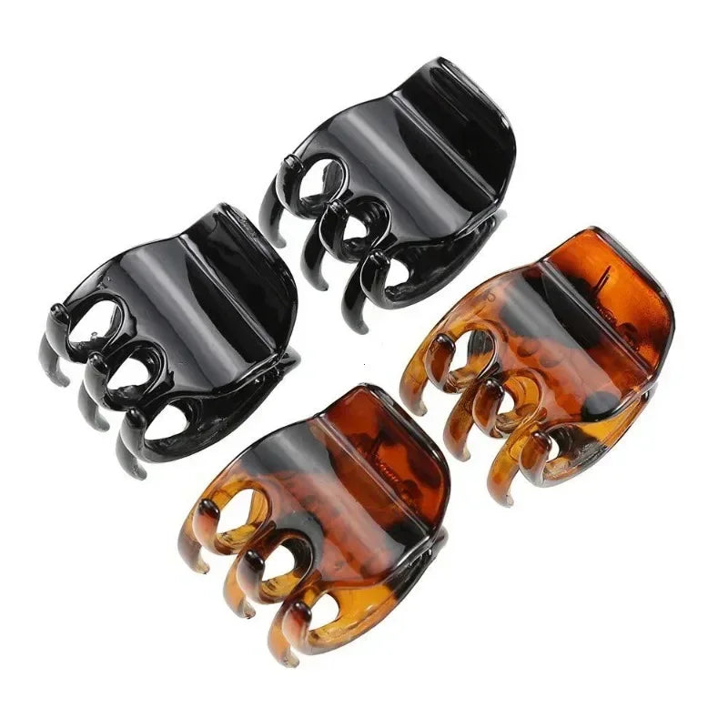5 Pack Hair Claw Clips 1.3 Inch Multicolor Medium Size Claws Hair Jaw Clip for Women Classic Style Claw Clip