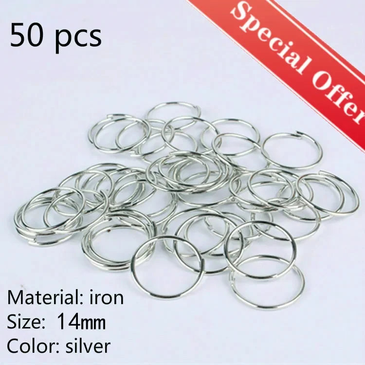 50-200 Pcs Gold/Silver  Hair Braid Dreadlock Beads Cuffs Rings Tube Accessories Hoop Circle Approx 8-18mm Inner Hole Hair Rings